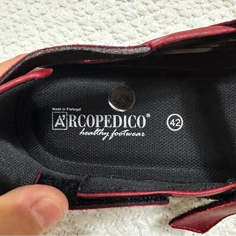 Arcopedico L51 Red Shoes Women’s Size 42 - Picture 4 of 10
